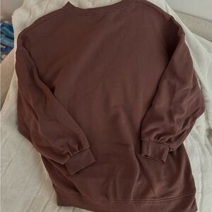 Zara Copper Brown Crewneck Sweater